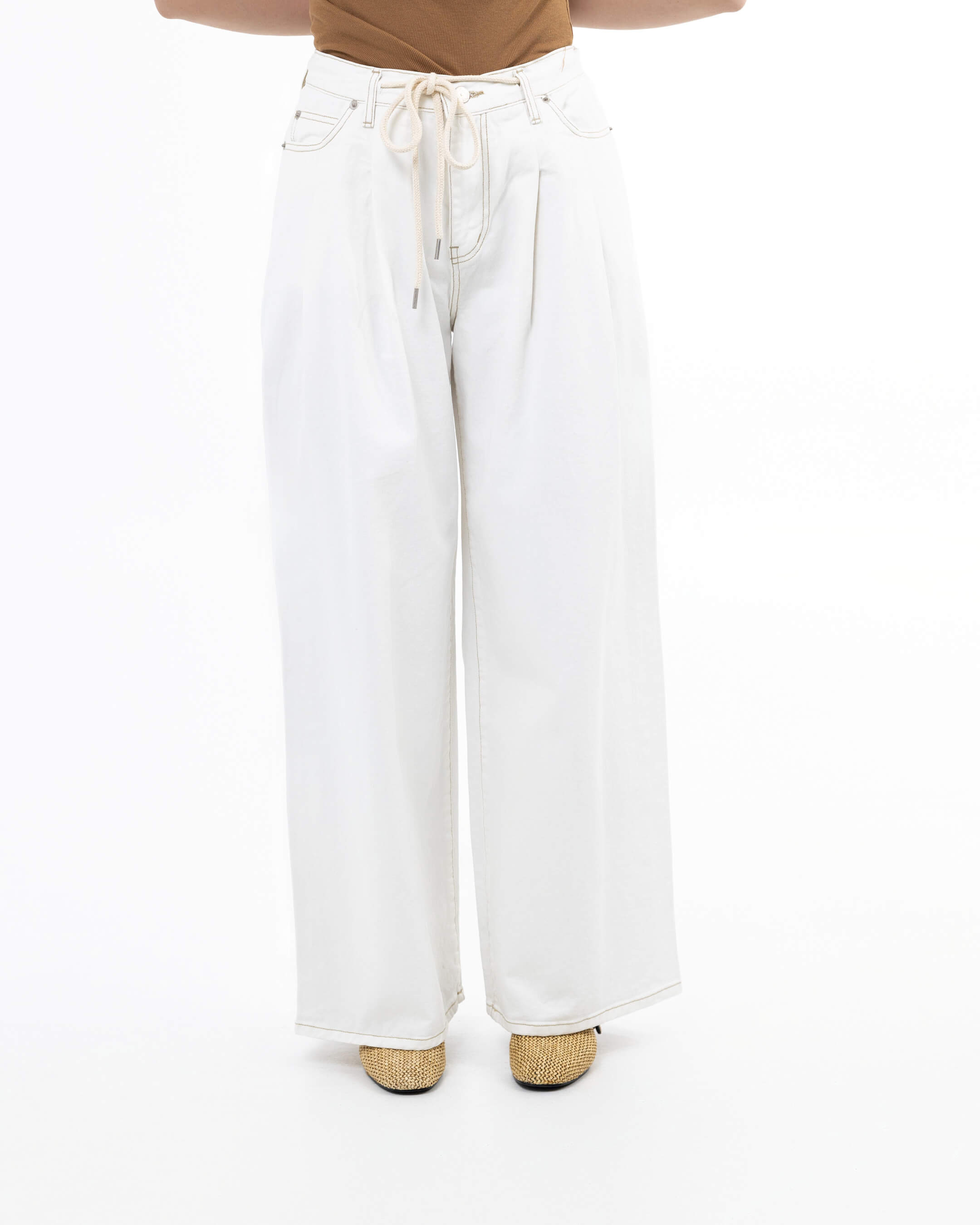 IVORY ROPE PANTS