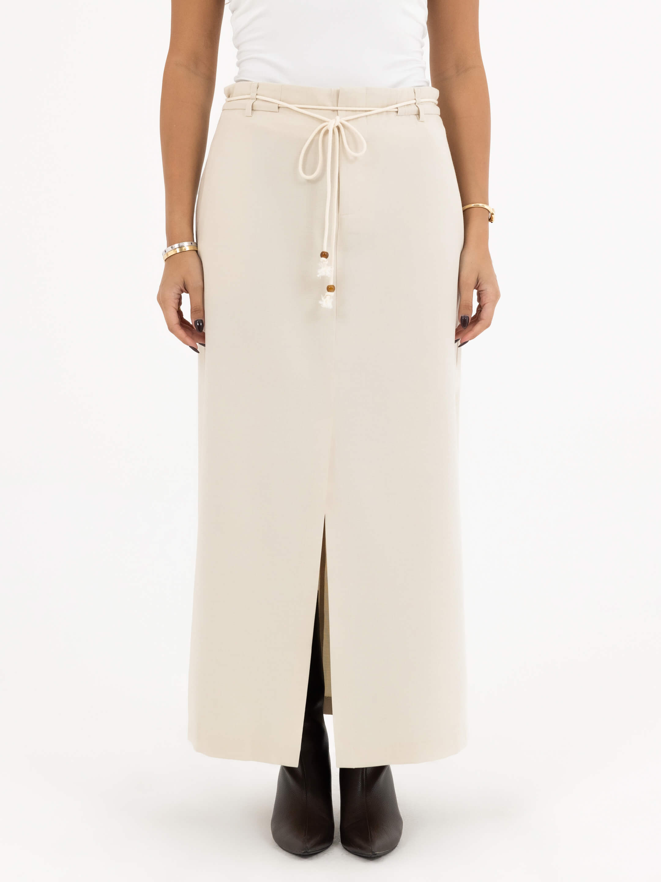 TIE MAXI SKIRT