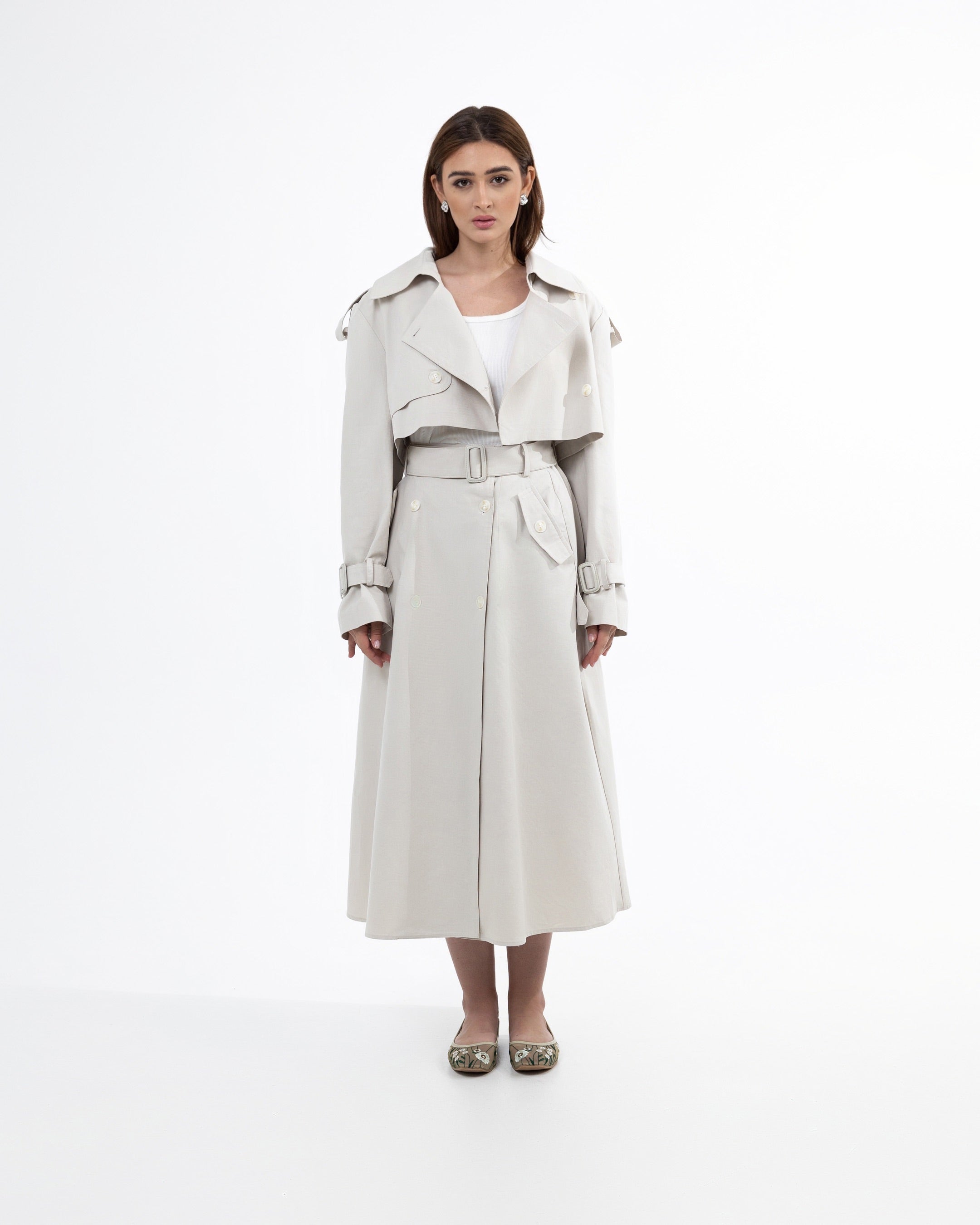 TWO PIECES TRENCH