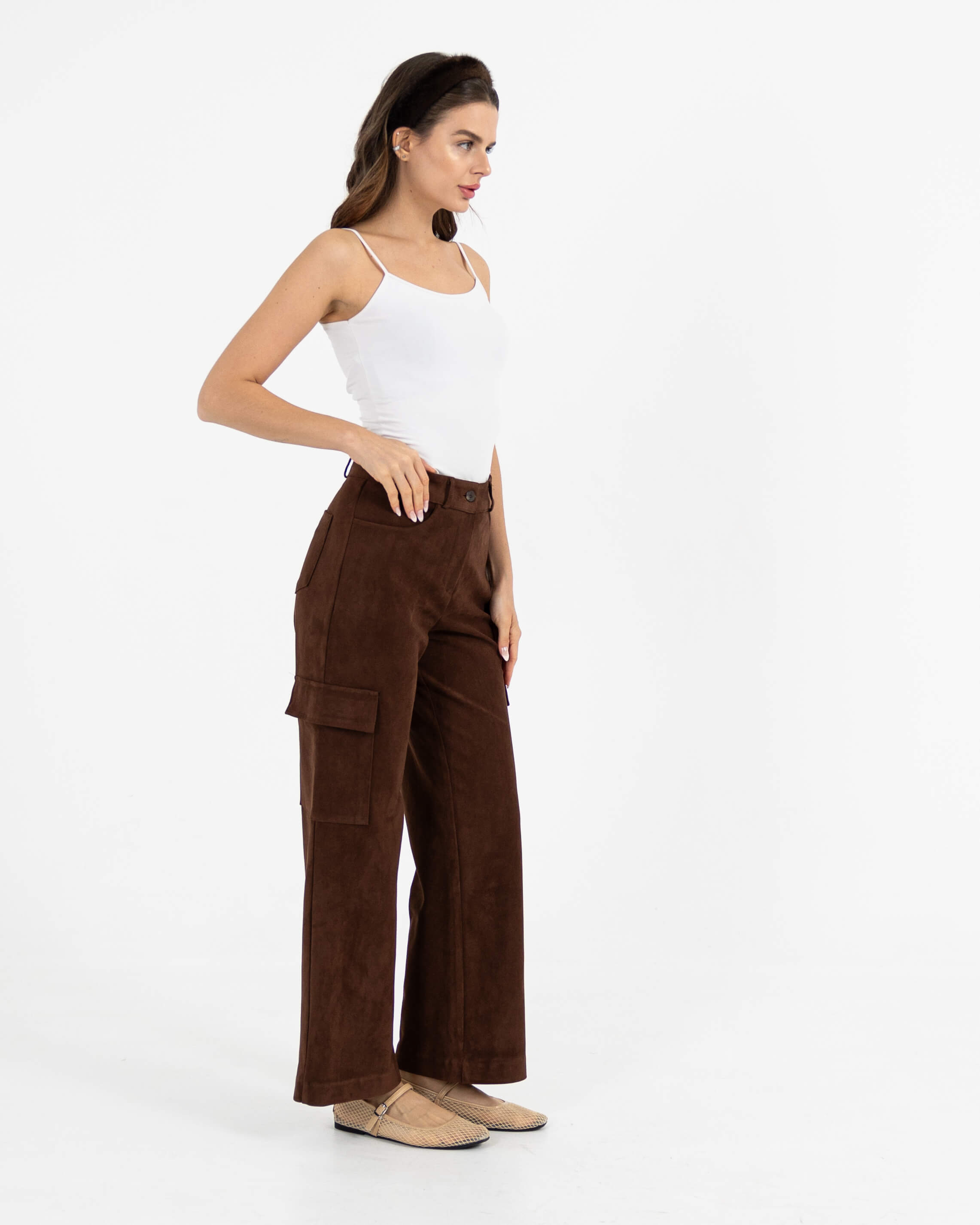SUEDE PANTS