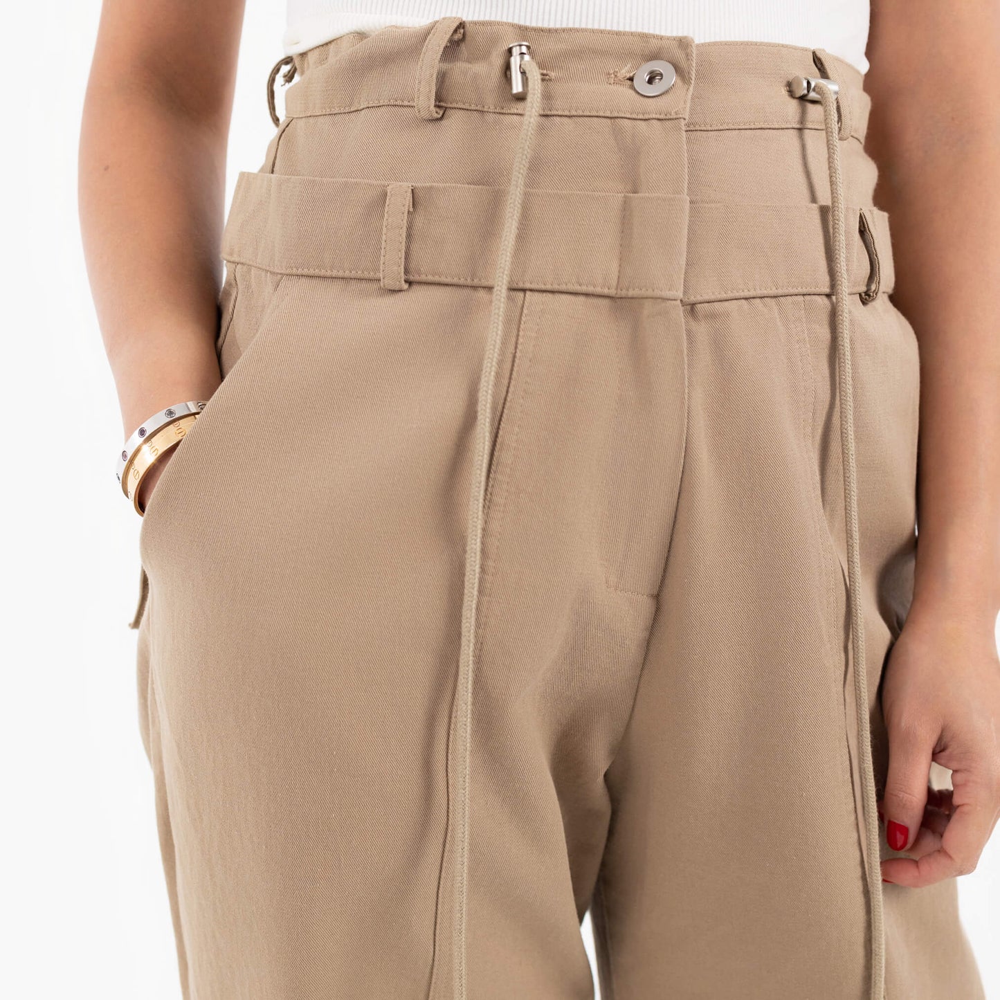 DOUBLE WAIST PANTS