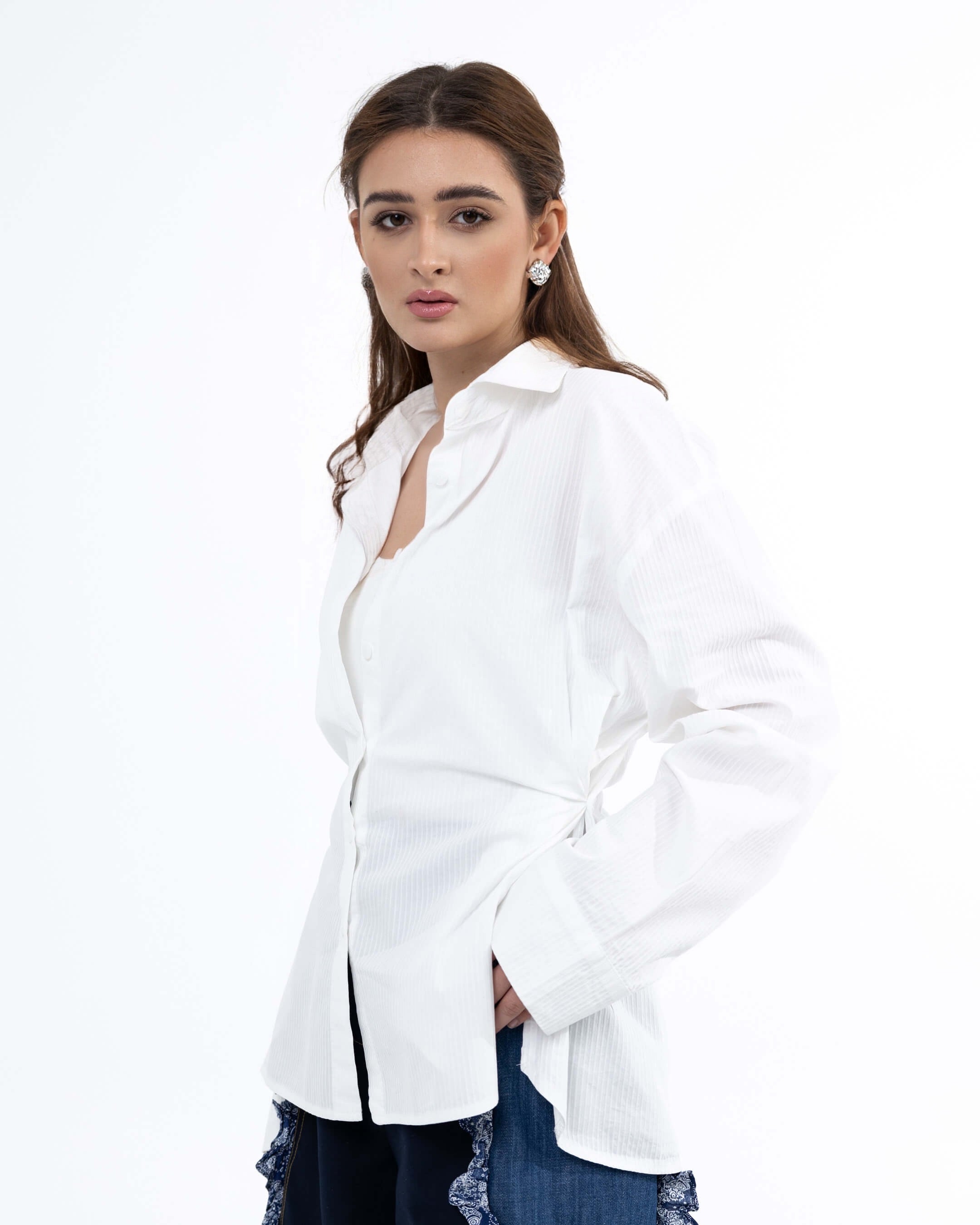 CURVE WHITE SHIRT