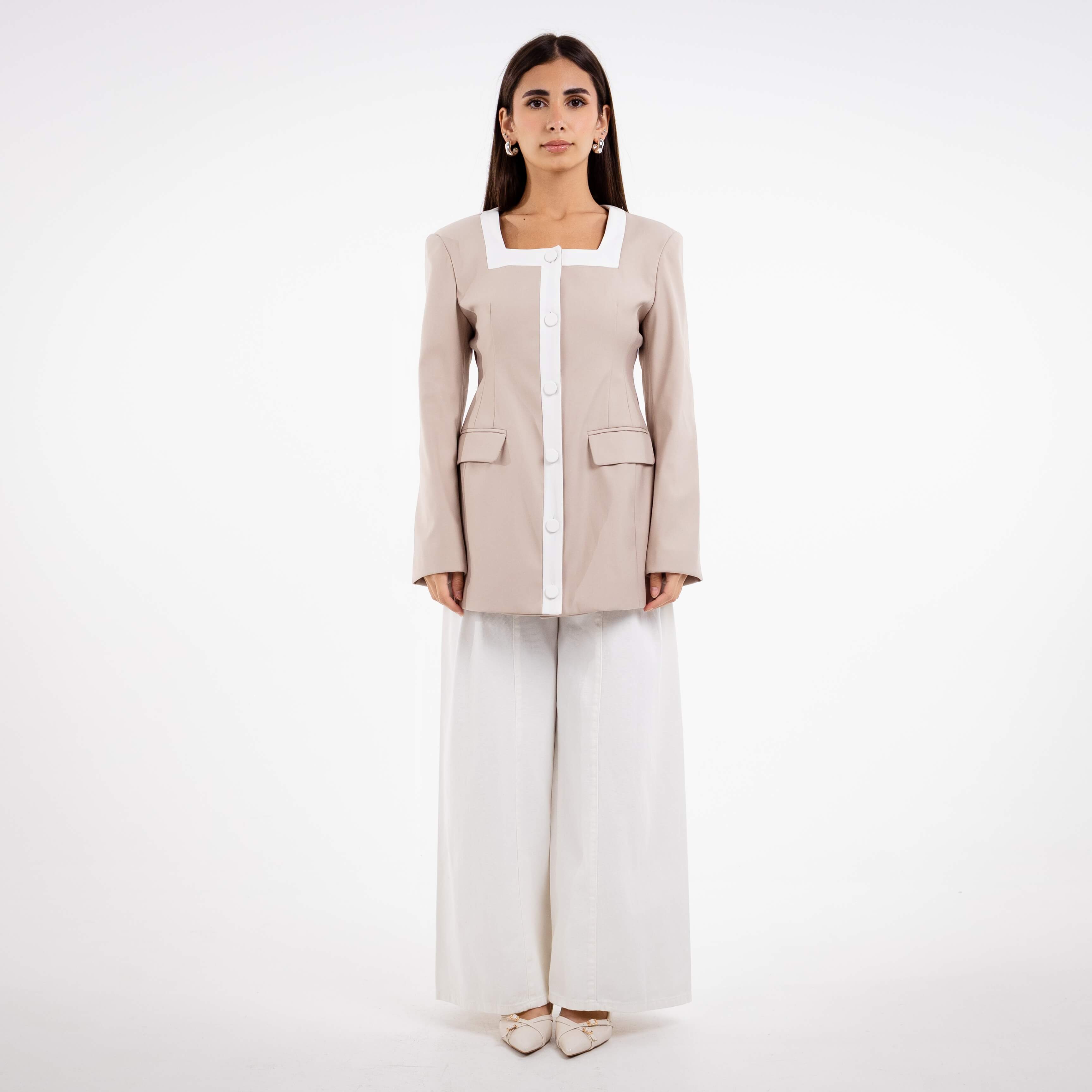 IVORY EDGE BLAZER