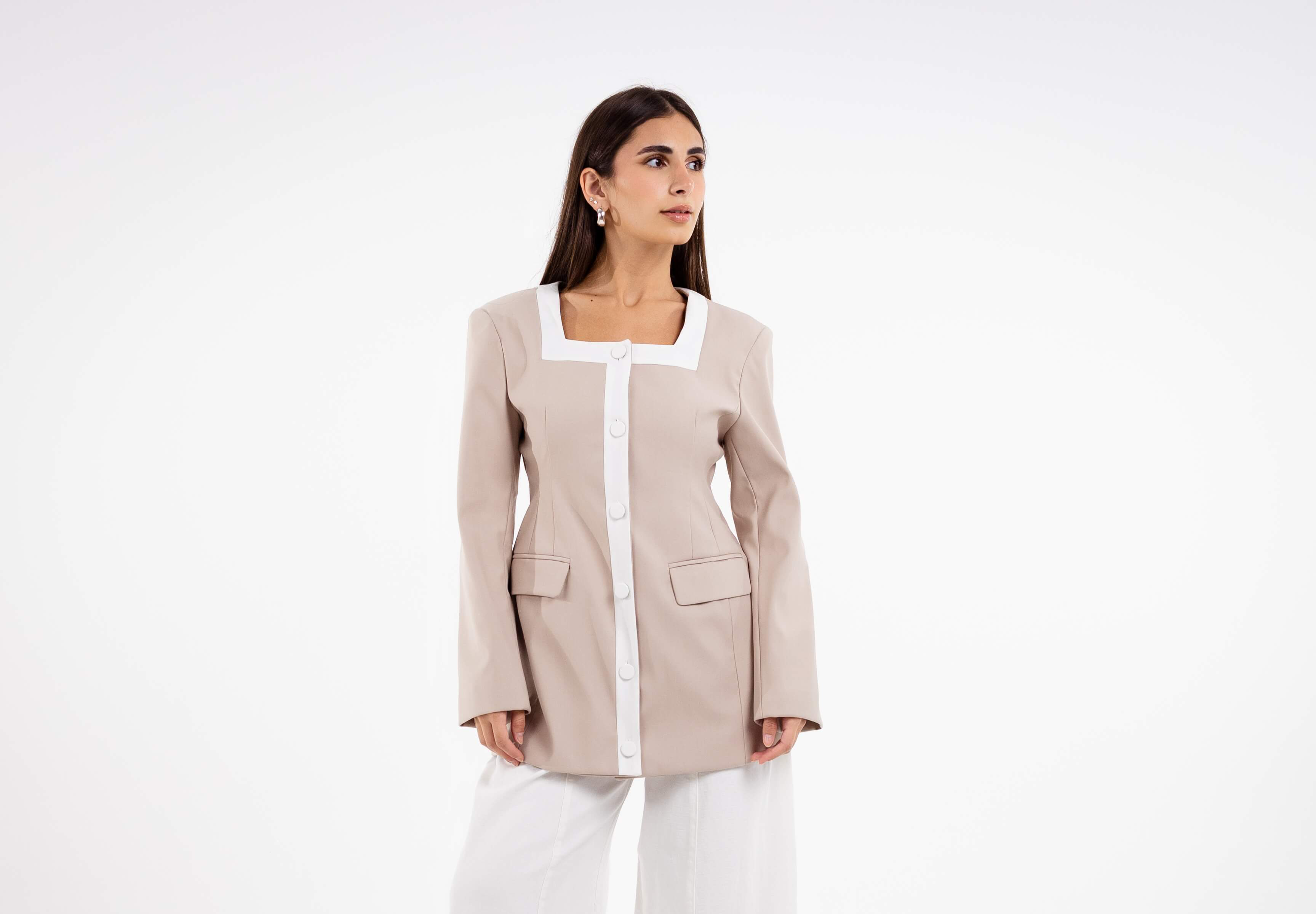IVORY EDGE BLAZER