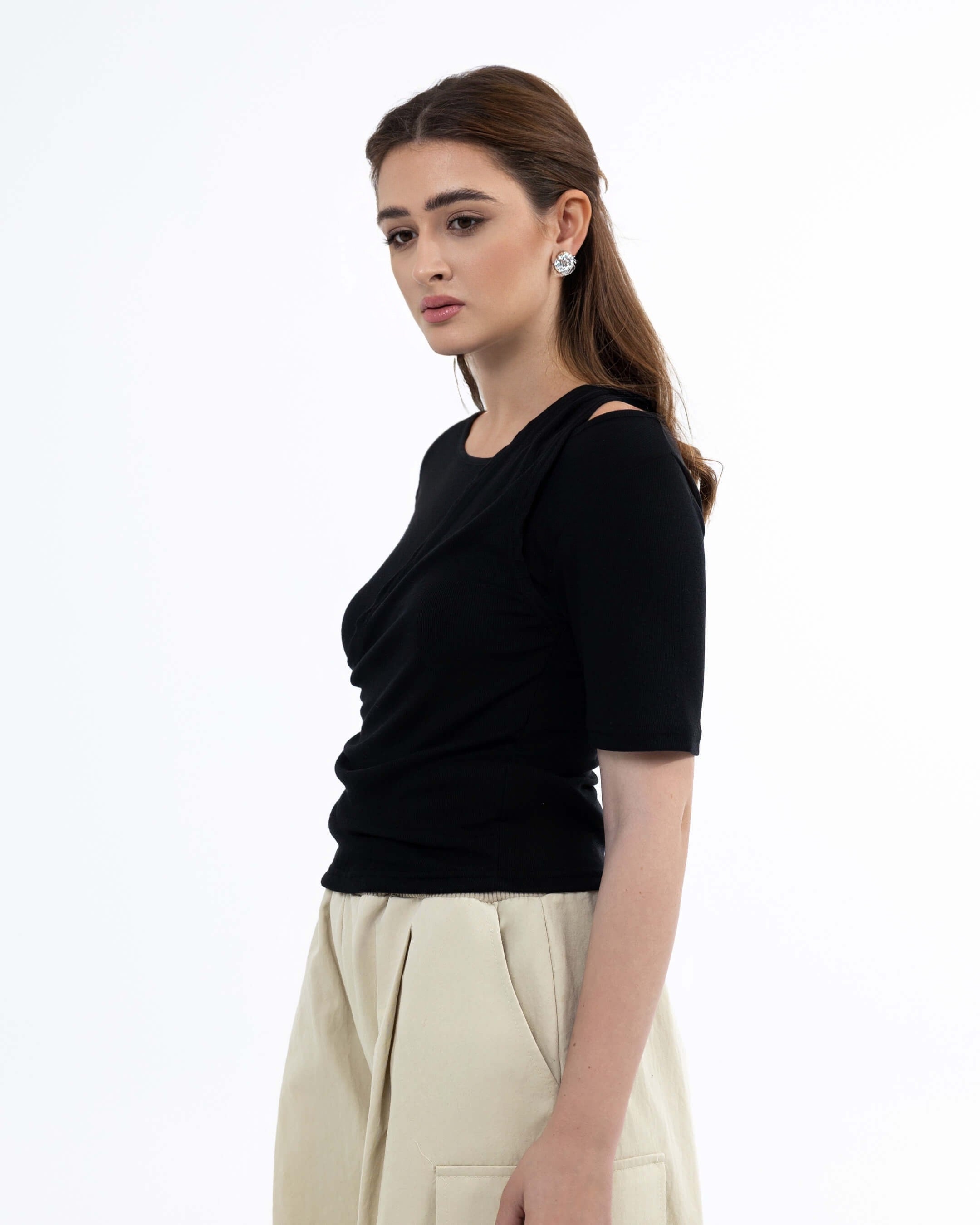 BLACK ASYM TOP