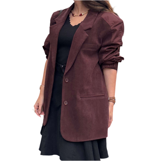 BURGUNDY BLAZER