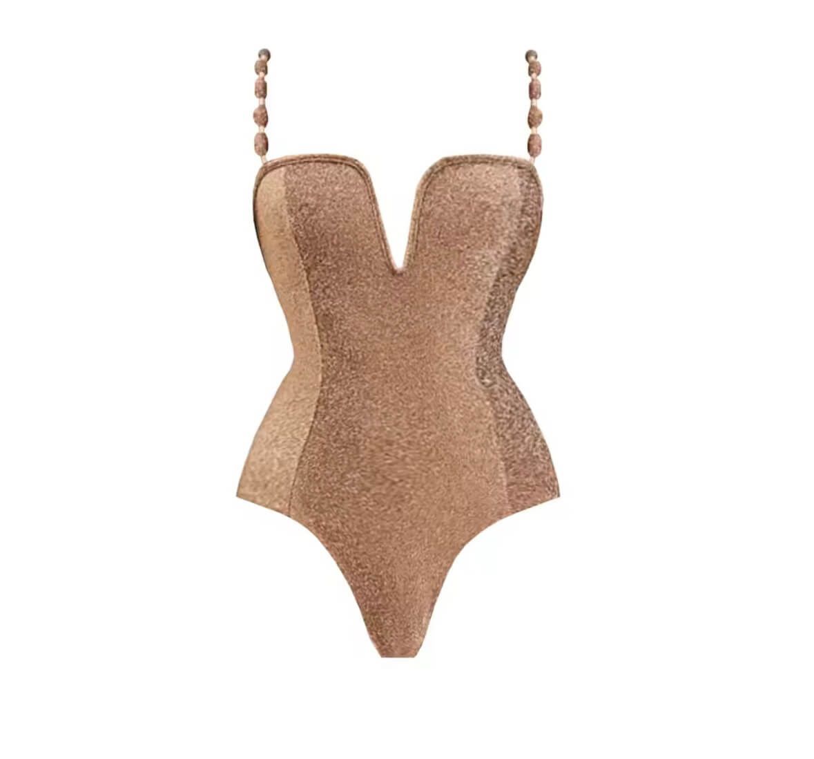 MOCHA SHINY SWIMWEAR