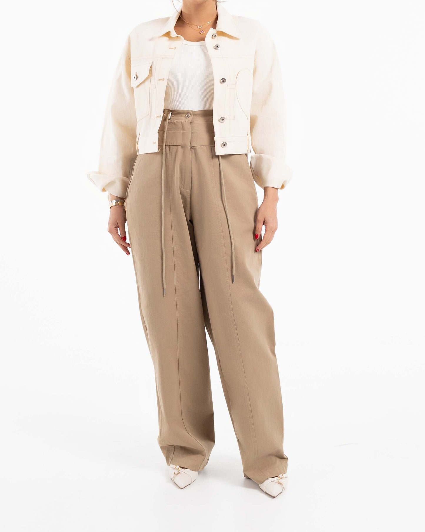 DOUBLE WAIST PANTS