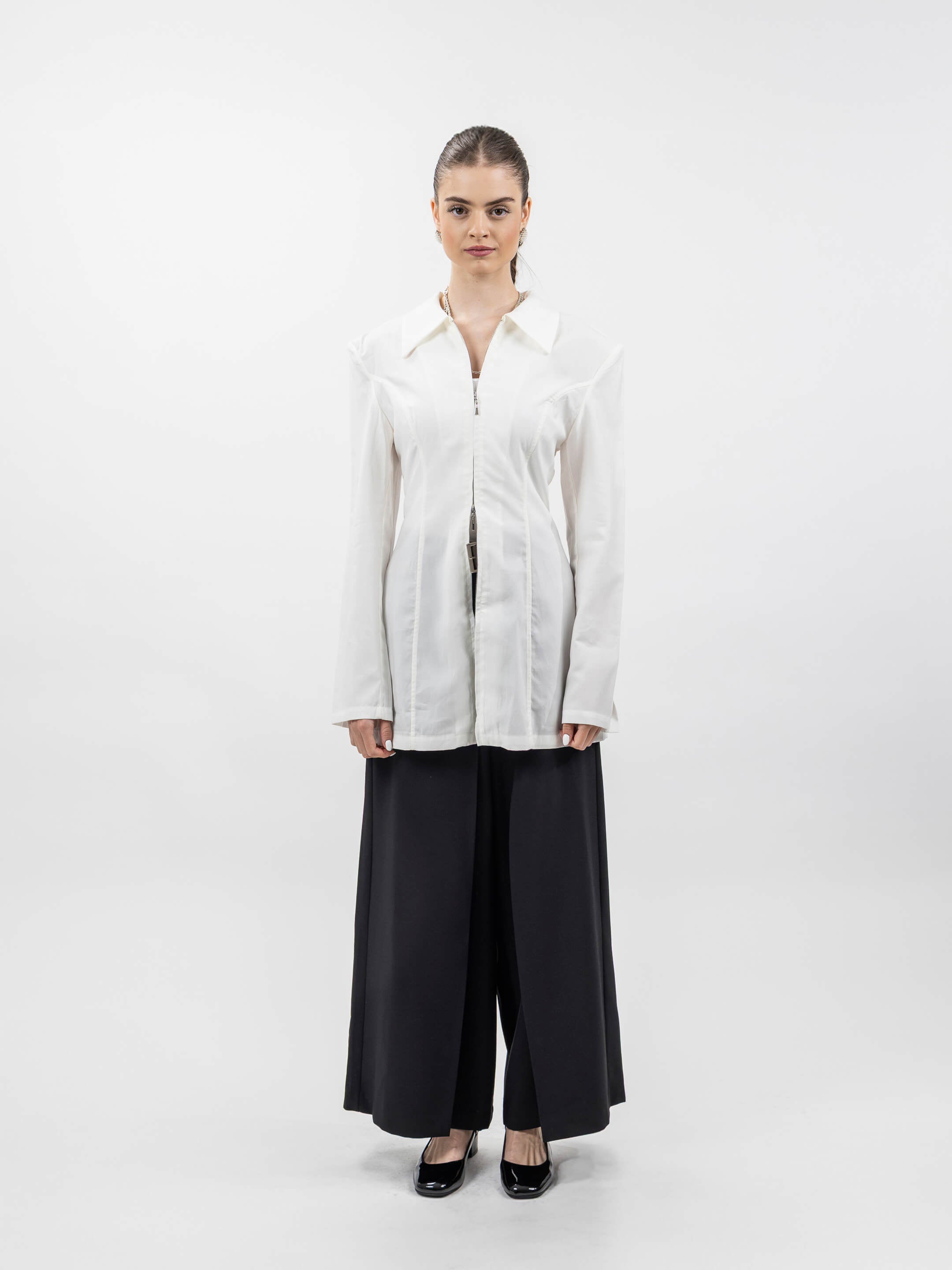 ZIPPER BLOUSE