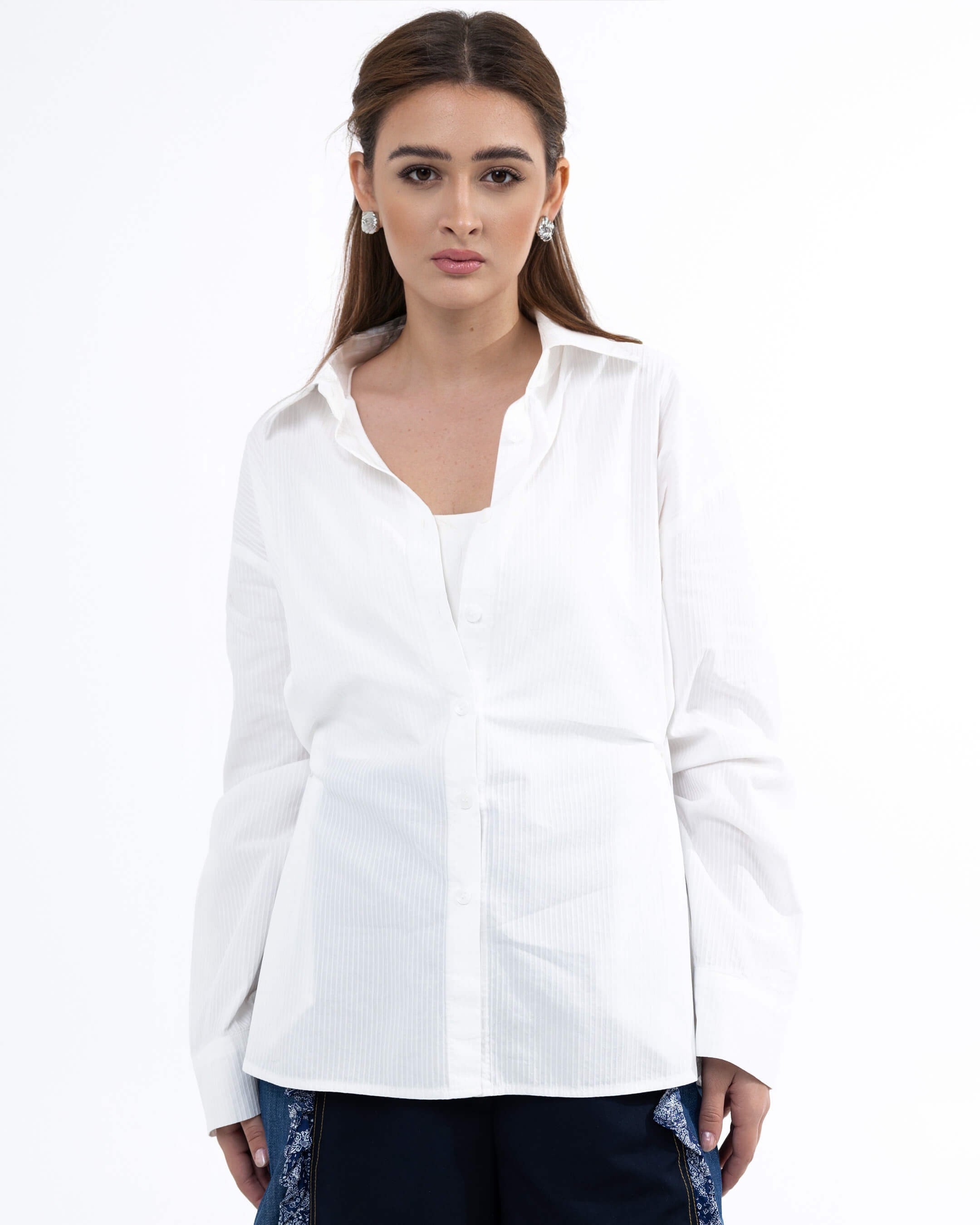 CURVE WHITE SHIRT